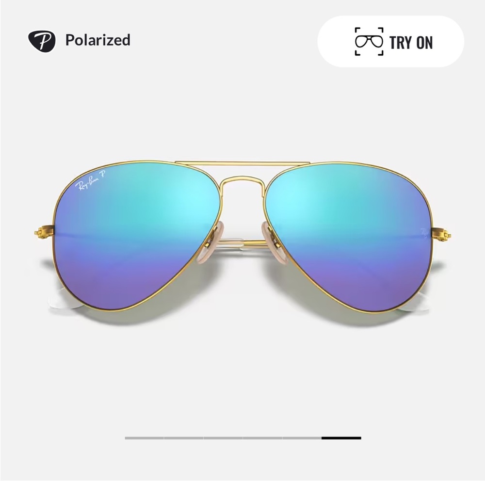 RAY-BAN RB3025 AVIATOR LARGE METAL Polarized